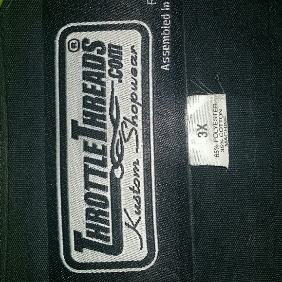 Throttle Threads King Biker Shirt 3x - Picture 4 of 4
